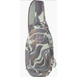 NWT Osprey Daylite Water Repellent Sling Backpack Euphoria Print/Soundwave 5L